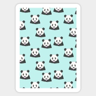 Panda Selfie Pattern Sticker